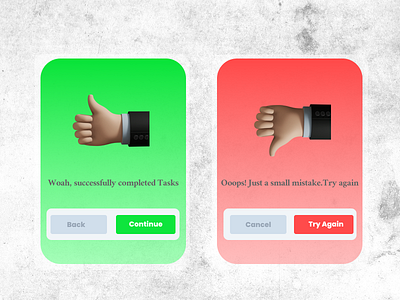 Error and Success Msg - DailyUI day 10 100daysui dailyui design ui