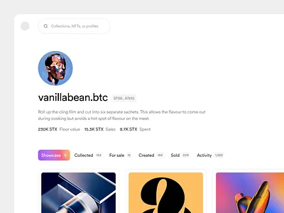 g crypto marketplace nft nfts profile