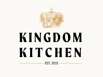 Kingdom Kitchen Logo branding graphic design illustrator kitchen logo nonprofit