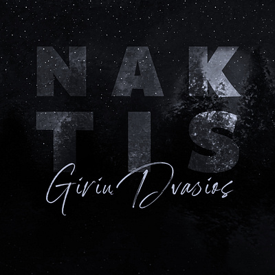 Giriu Dvasios - Naktis | Album Cover album design albumcover coverdesign dark design graphicdesign illustration