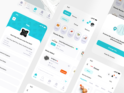 Snapfood App Redesign cart chat delivery design ecommerce food food app home mobile app design mobile ui order payment track ui ux uidesign uiux uiux design uiuxdesign wallet