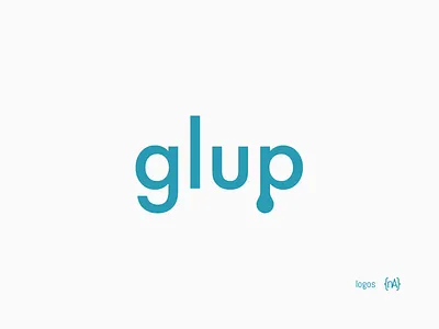 glup app branding fountains logo toilets