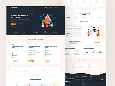 Landing Page Design 🔥 app design clean ui design landing page minimal design ui user experience user interface ux web design web page webdesign website