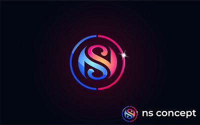 NS LOGO colorful logo company logo creative design fiverr lettermark logo logo design logo designer logo maker logotype modern logo monogram ns ns concept ns letter mark logo nsclogo nslogo perfect logo playful wordmark