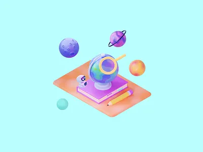 Ai ed 3d illustration 12 of 16 3d 3dart 3dartconcepts 3ddesigns ai art blender clean design illustration isometric 3d isometric illustration redshift ui
