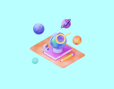 Ai ed 3d illustration 12 of 16 3d 3dart 3dartconcepts 3ddesigns ai art blender clean design illustration isometric 3d isometric illustration redshift ui