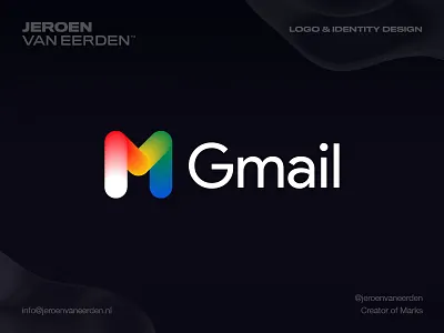 Gmail Logo Redesign - 2022 blend mode branding. colors creative creative logo gmail gmail logo gmail redesign google gradient letter m logo logo redesign logomark m mail monogram redesign visual identity design