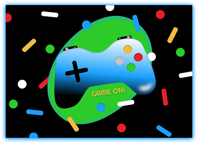 Game On! Vector Design Game Controller branding design figma game graphic design logo typography ui ux vector video game