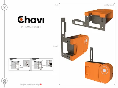 Smart Door 3d design industrial design product design