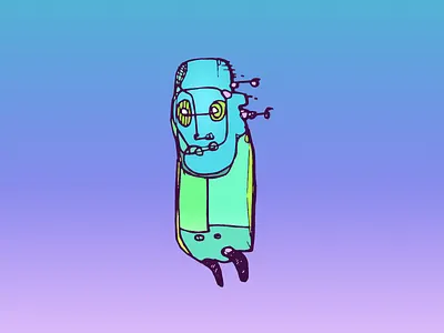 Ghombies are ghost zombies character illustration kids nft