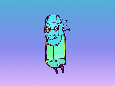 Ghombies are ghost zombies character illustration kids nft