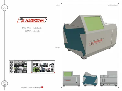 Diesel Pump Tester 3d design industrial design product design
