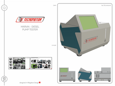 Diesel Pump Tester 3d design industrial design product design