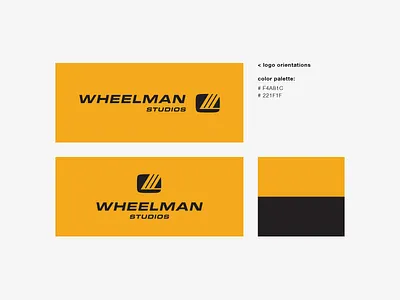 Wheelman Studios - identity branding design identity identity design logo logo design logos