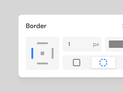 Border control for the no-code visual builder border builder control figma graphic design stroke tool ui ui design uidesign uiux ux ux design uxdesign uxui