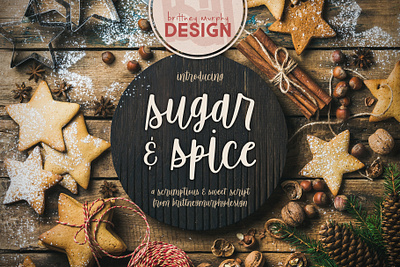 Sugar And Spice Font script typography