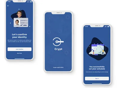 crypto app crypto cryptocurrency design mobile app ui user interface ux wallet
