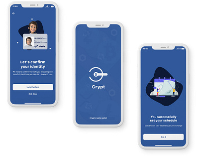 crypto app crypto cryptocurrency design mobile app ui user interface ux wallet