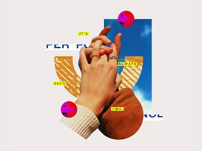 It's always been you collage hands holding hands lgbtq love love notes pride