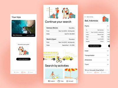Travelu App app app design application graphic design travel ui web design website