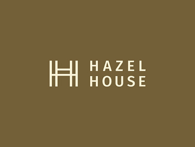 Hazel House logo airbnb branding elegant hazel icon logo luxury