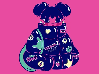 Winter Days art characterdesign creativity design draw illustration illustrator streetstyle vector