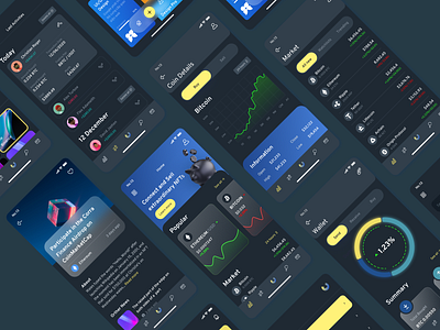 Crypto - Metmoi UI KIT app crypto design ios kit metmoi mobile template ui