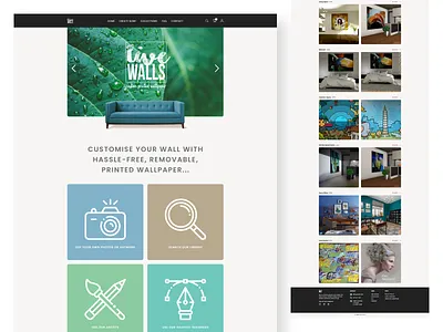 Livewalls Web Design background design homepage image livewall ui ui ux wall image wallpaper web design