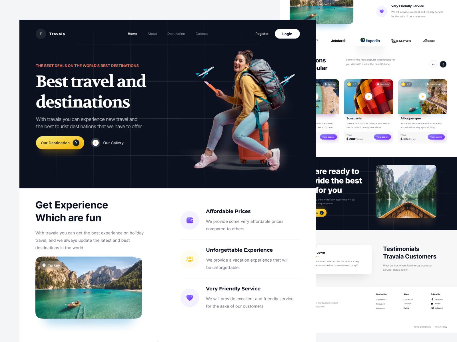 Example of Convert Landing Page Design With Next Js