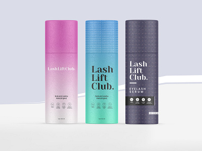 Lash Lift Club Product Packaging Design | Social Media Design awesome best brand design eyelash illustration label label design latest logo minimal package packaging packaging design packagingpro post product serum social media ads trending