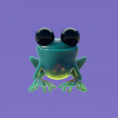 RANA 3d c4d character frog octane rana render