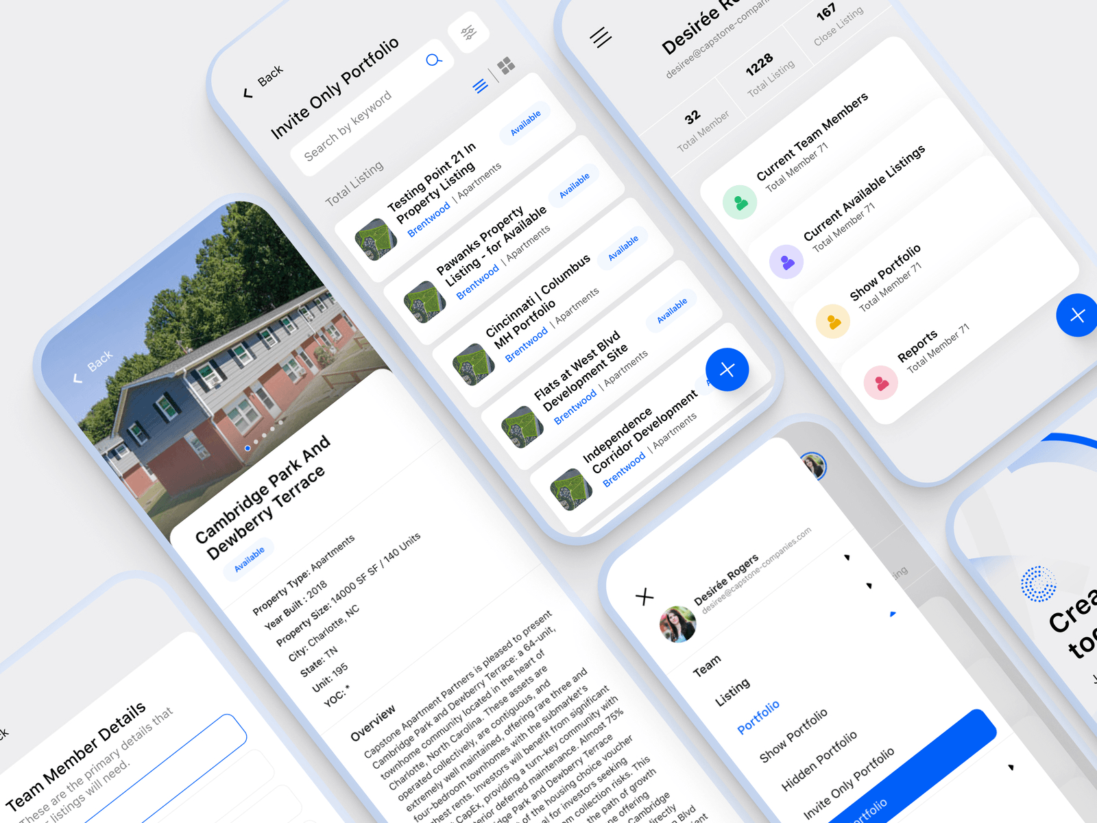 Capstone @App Design Concept app design mobile app design mockup design property real estate ui uiux ux