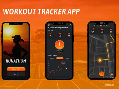 Workout Tracker App app design figma fitnessapp freelanceprojects freelancer latestdesign ui uidesign uiuxdesign webdesign workout tracker app
