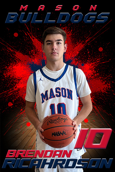 Mason Varsity Basketball Posters banner basketball graphic design photoshop posters team