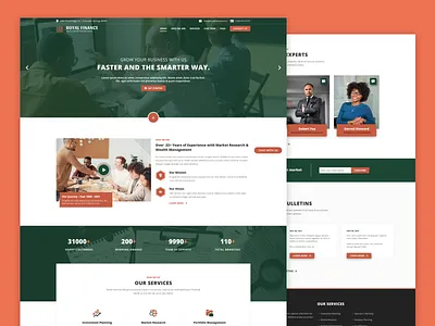 Corporate Business Web Template | Figma branding design figma graphics ui ui and ux ui design uidesign user experience website design