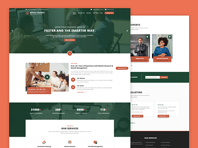 Corporate Business Web Template | Figma branding design figma graphics ui ui and ux ui design uidesign user experience website design