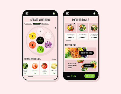 App create bowl android app delivery food app design app food application design delivery food app design application design idea food food app food ui ios ui uiux user interface uxui