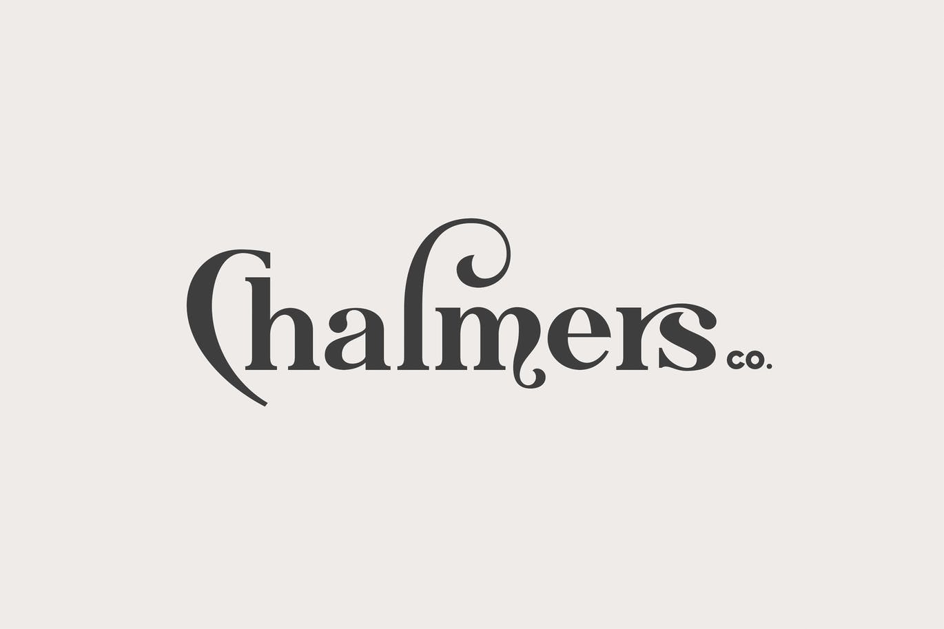 Chalmers Typeface app branding design display elegant font graphic design illustration logo serif typeface typography ui ux vector