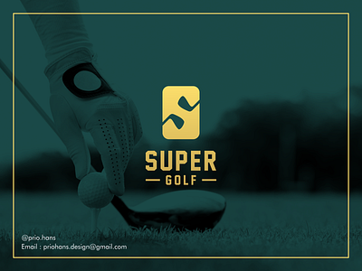 Super Golf Logo brand branding color design golf golf logo illustration letter s logo prio hans s logo typography ui vector