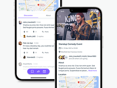 Jokes iOS app app event event details ios jokes mobile app ui ux