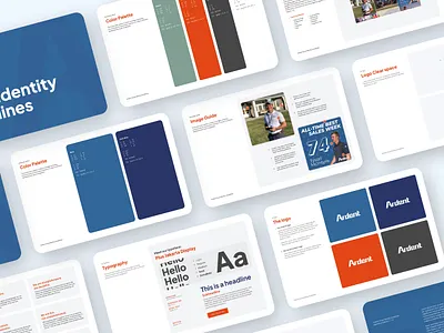 Ardent @Branding Guideline branding graphic design logo design ui