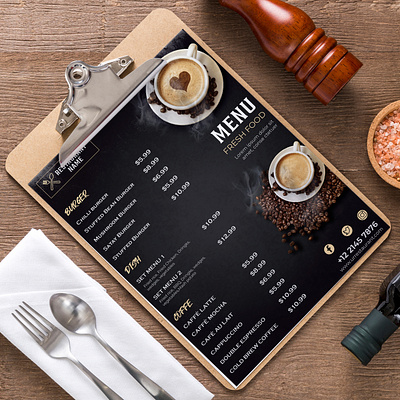 Food Menu Design branding design graphic design illustration logo