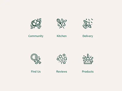 Icons bird cake confectionery design dribbble food icon icon line iconcollection icons iconset line logo logo line logotype