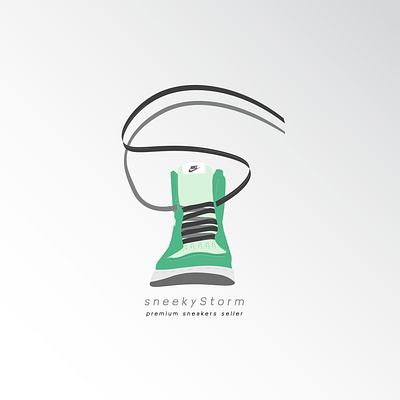 sneekyStorm logo design branding design icon illustration jordan logo minimal streetwear vector