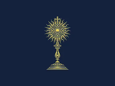 Monstrance bible catholic church design drawing faith illustration monstrance religion vintage