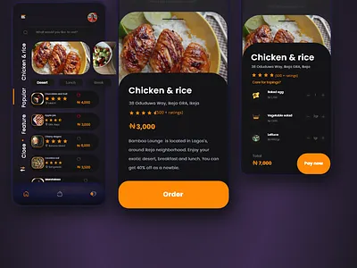 JETTY FOOD APP - Order food from your favorite restaurant. branding graphic design ui