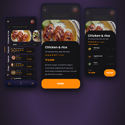 JETTY FOOD APP - Order food from your favorite restaurant. branding graphic design ui