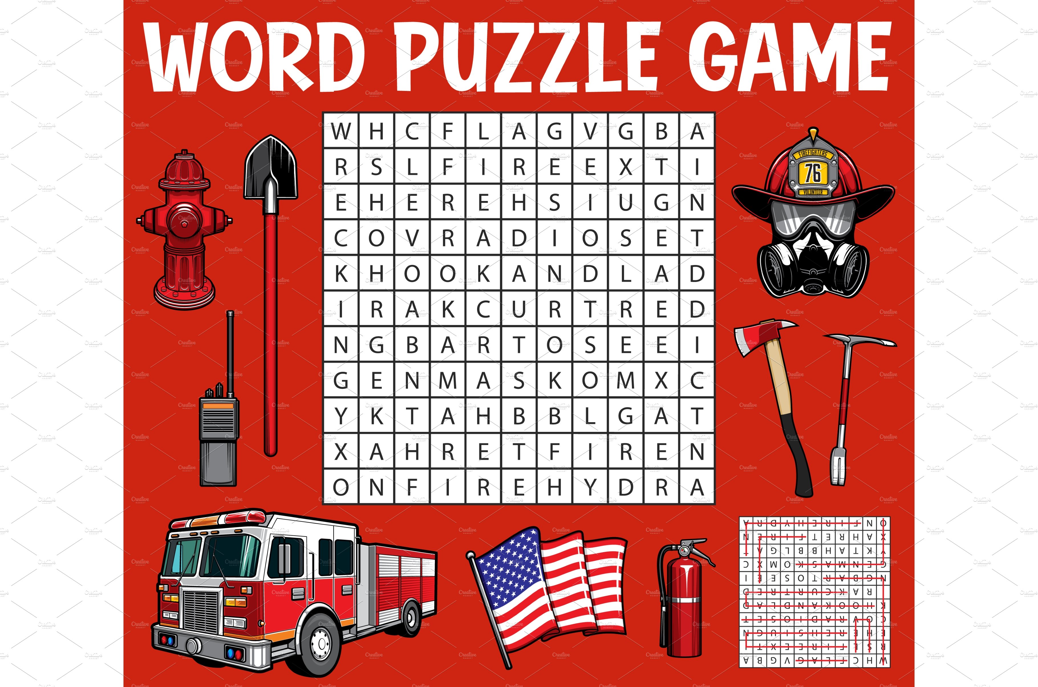 firefighter-firefighting-word-search-by-vector-tradition-sm-on-dribbble