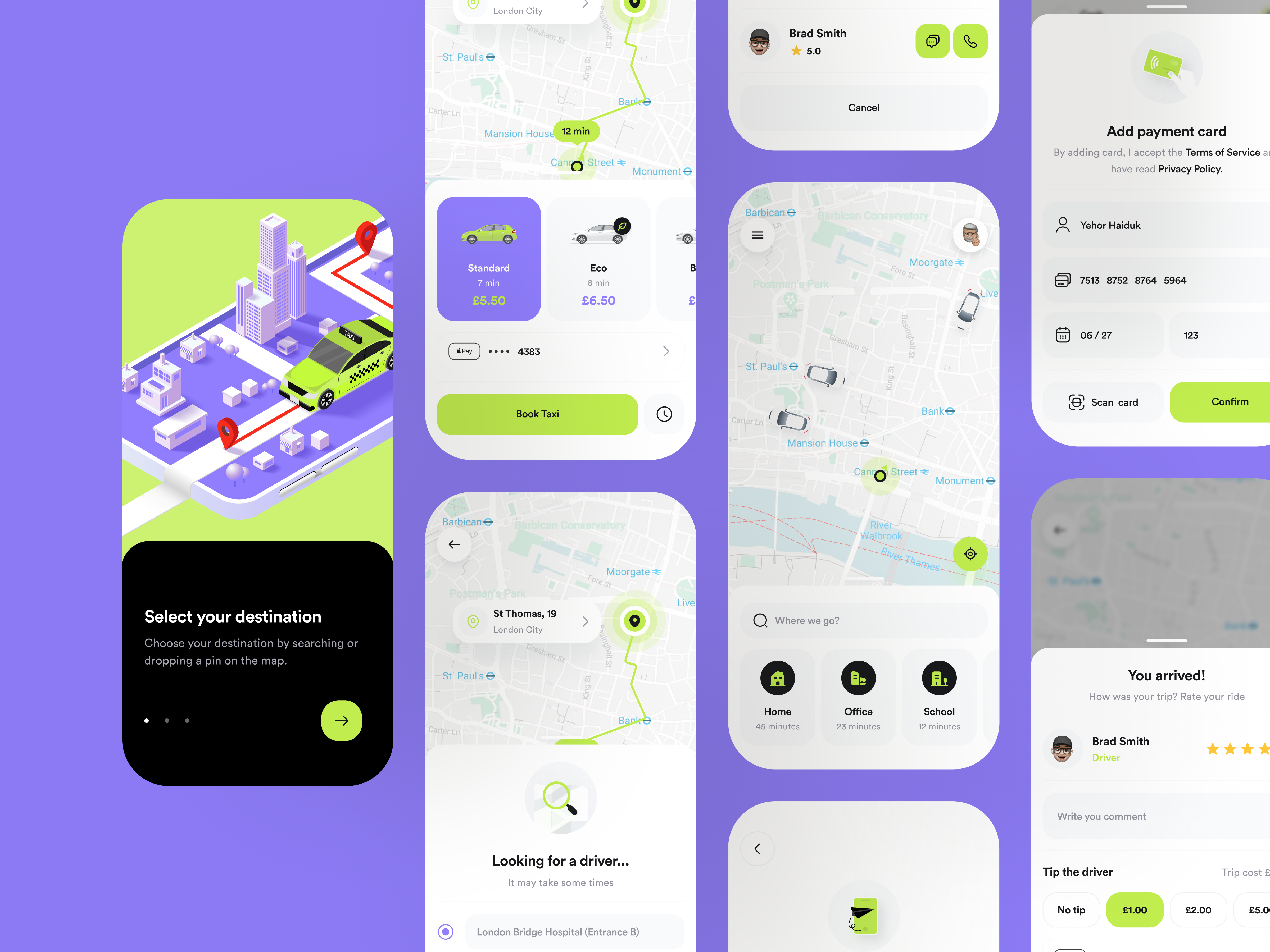 Browse Thousands Of Taxi Booking App Images For Design Inspiration ...