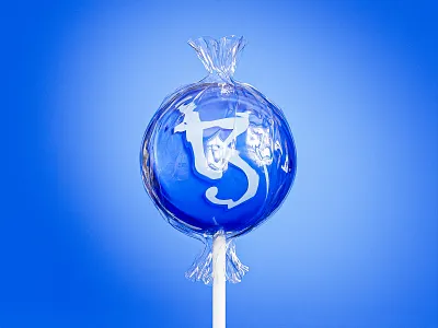 Tezos lollipop 3d 3d render abstract blender blender3d blockchain blue crypto render tezos unsplash